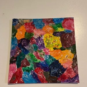 Hand painted , abstract